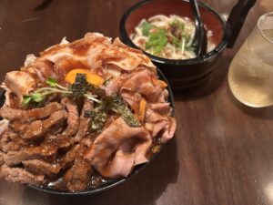 ローストビーフ丼