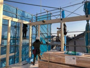 2F柱・小屋組
